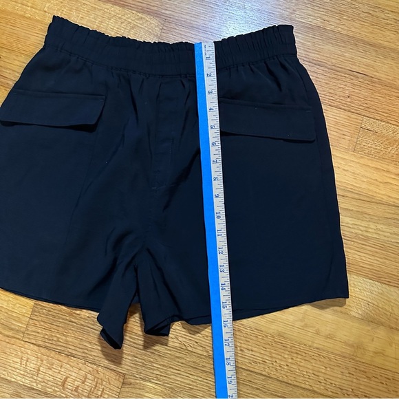 Madewell Cargo Shorts Pull On Softdrape Black size M (b5 - Picture 6 of 9